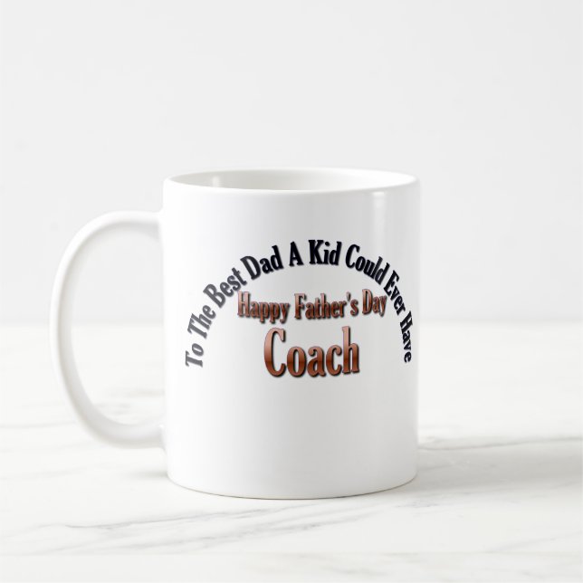 Mug Joyeux entraîneur de Fête des pères (Gauche)