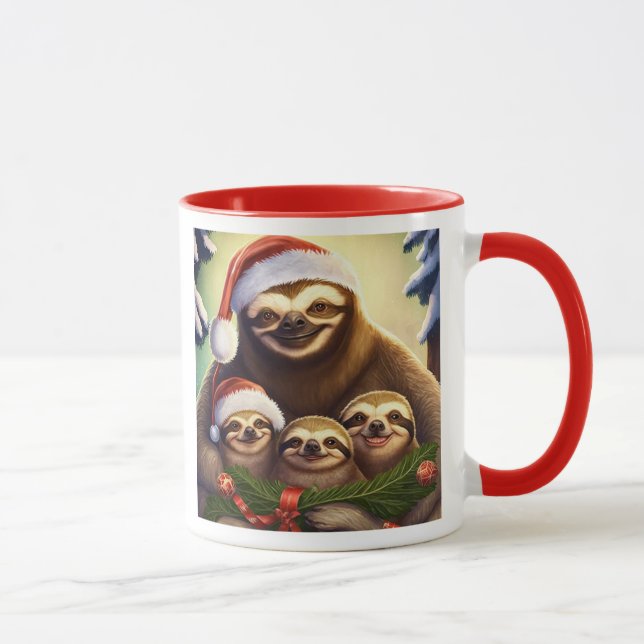 Mug Joyeux fentes de Noël (Droite)
