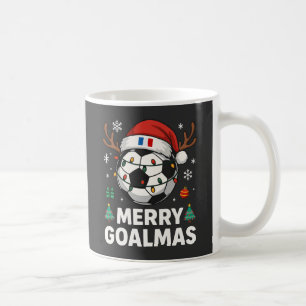 Mug Joyeux Goalmas France - Football de Noël drôle
