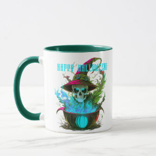 Mug Joyeux Halloween ! Crâne des sorcières