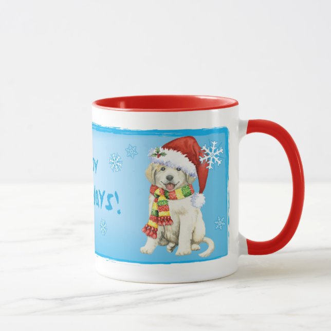 Mug Joyeux Howlidays Great Pyrenees (Droite)