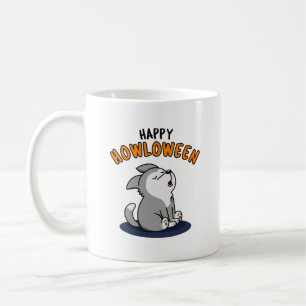 Mug Joyeux Howloween Funny Chien Pun