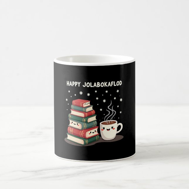 Mug Joyeux Jolabokaflod Famille Célébration Cadeau (Centre)