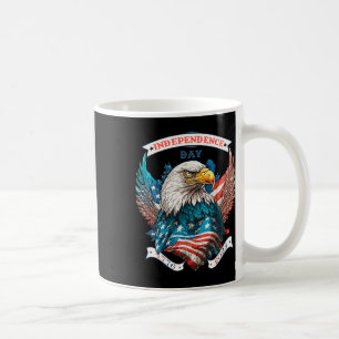 Mug Joyeux Jour de l'Indépendance Aigle Américain Et D