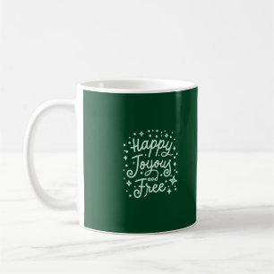 Mug Joyeux, Joyeux, Libre, Joyeux, Noël