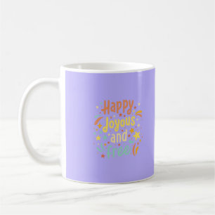 Mug Joyeux, Joyeux, Libre, Motivationnel, Inspirationn