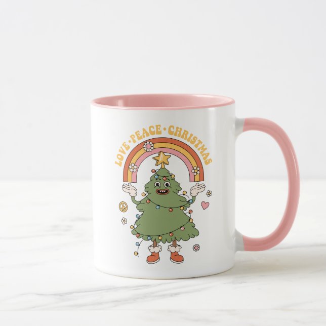 Mug Joyeux Joyeux Noël - Soyez Super et lumineux (Droite)