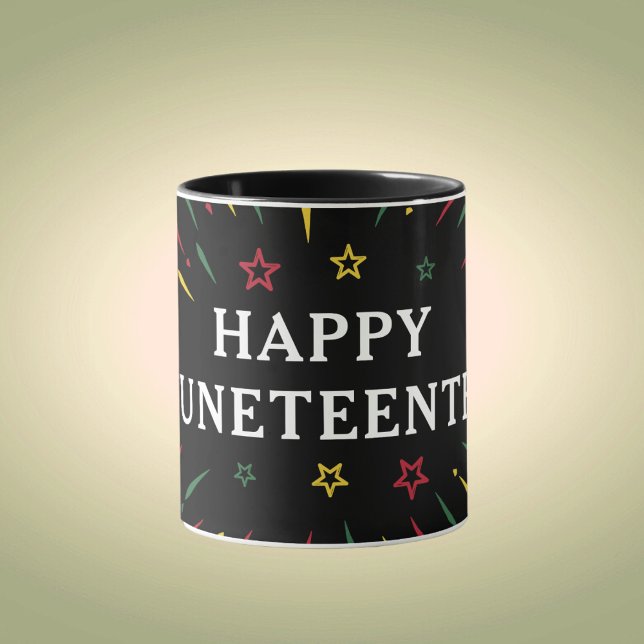 Mug Joyeux Junetdix fêter le Jour de l'Indépendance de (Créateur téléchargé)
