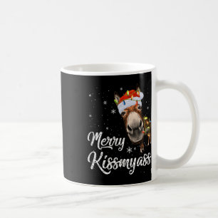 Mug Joyeux Kissmy Donkey Sarcastique Noël Funny Pajama