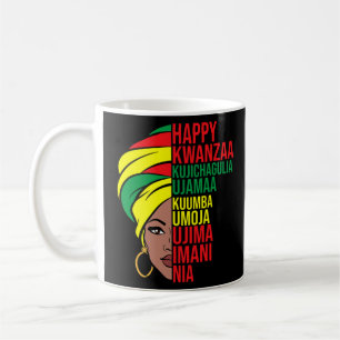 Mug Joyeux Kwanzaa Mois de la célébration afro-américa