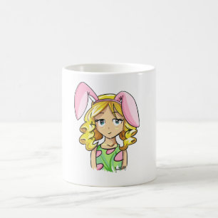 Mug Joyeux lapin de Pâques, mignonne chemise fille vis