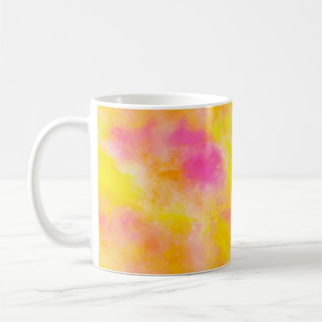 Mug Joyeux lumineux Abstrait de dégradé de couleurs (Gauche)