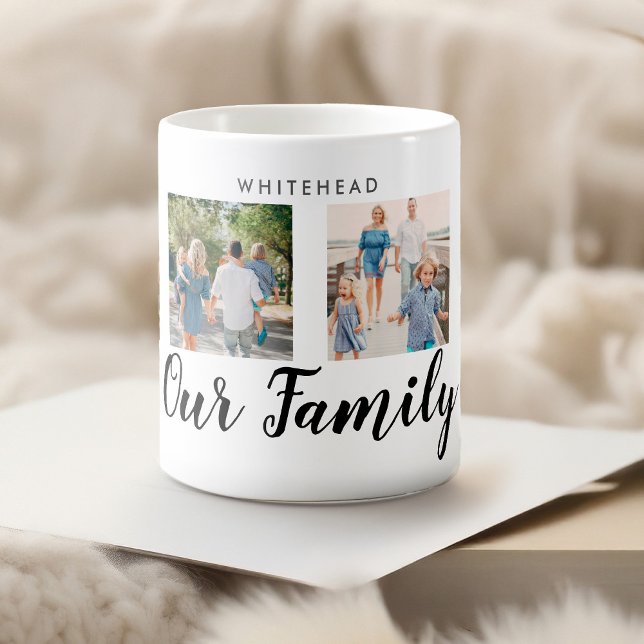 Mug Joyeux message personnalisé photo de la fête des m (Créateur téléchargé)