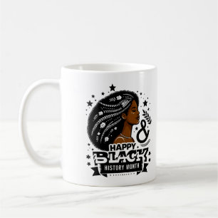 Mug Joyeux Mois de l'histoire des Noirs Carte africain