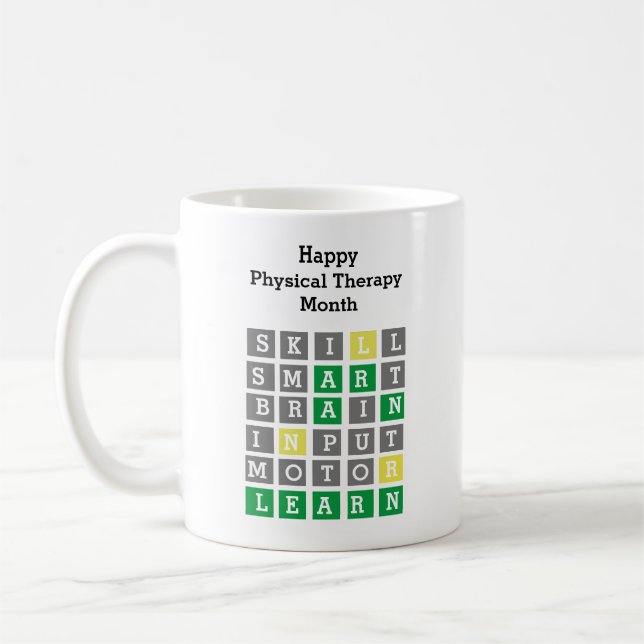 Mug Joyeux Mois de Thérapie Physique Parole Personnali (Gauche)