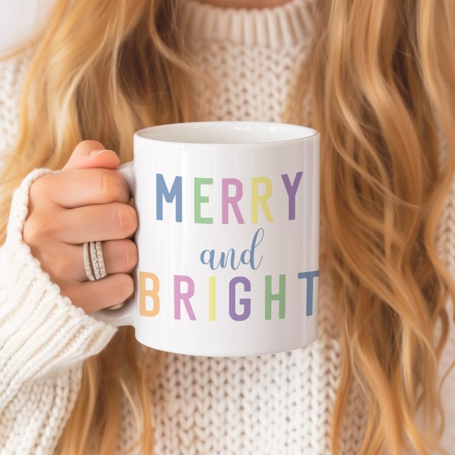Mug Joyeux Noël (Merry and Bright Christmas Mug)