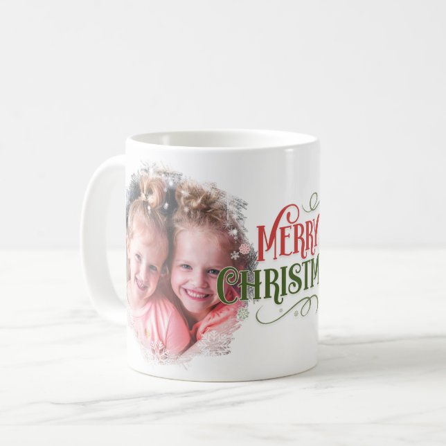 Mug Joyeux Noël 2 vacances photo (Devant gauche)