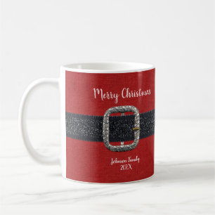 Mug Joyeux Noël à la Ceinture de Père Noël