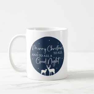 Mug Joyeux Noël À Tous Et À Tous Une Bonne Nuit