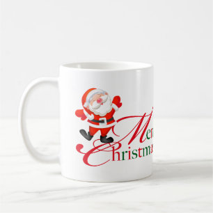 Mug Joyeux Noël Amour personnalisé rouge vert