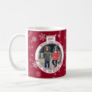 Mug Joyeux Noël Ball Red Snowflake Fête