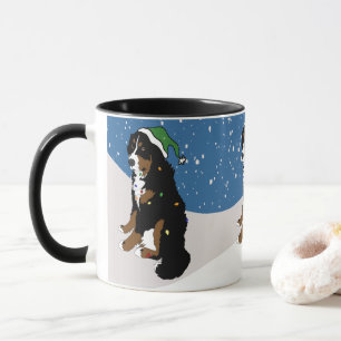 Mug Joyeux Noël Bernese Mountain Dog
