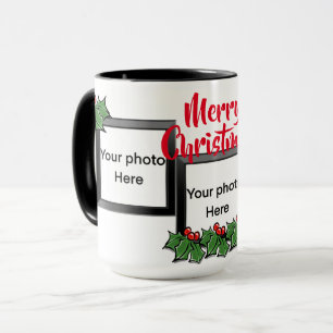 Mug Joyeux Noël cheer Holly Berries photo