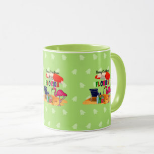 Mug Joyeux Noël de Floride, design coloré