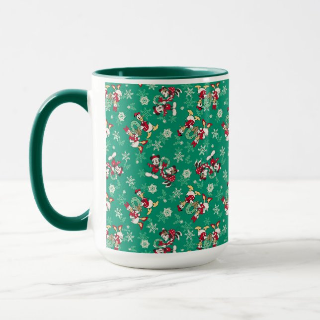 Mug Joyeux Noël | Deck the Halls Mickey & Donald (Gauche)