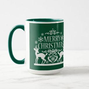 Mug Joyeux Noël Deux Tone Mug-Green