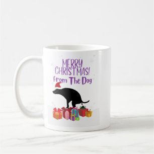 Mug Joyeux Noël du chien qui caca