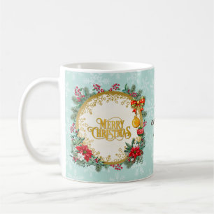 Mug Joyeux Noël et Joyeux Nouvel An par amour