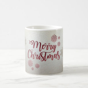 Mug Joyeux Noël,Flocons de neige