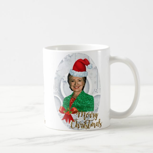 Mug joyeux Noël Hillary clinton (Droite)