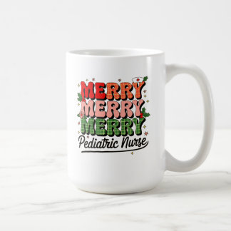 Mug Joyeux Noël Infirmière pédiatrique