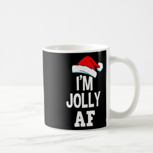 Mug Joyeux Noël Je suis Jolly Af Tee mignon Père Noël 
