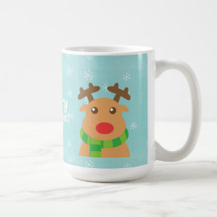Mug Joyeux Noël - Joli Renne au Nez Rouge