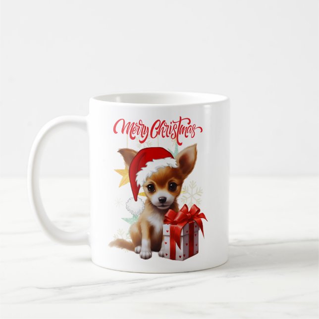 Mug Joyeux Noël - Jote Chiot - (Gauche)