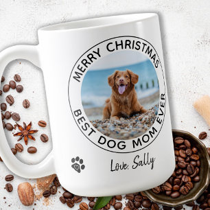 Mug Joyeux Noël Meilleur chien Maman Jamais Un Animal