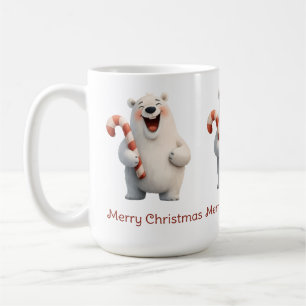 Mug Joyeux Noël mignon Ours Polaire Design