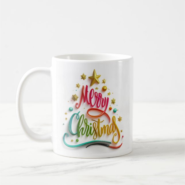 Mug Joyeux Noël Multicolore (Gauche)