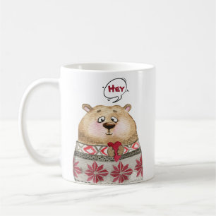 Mug Joyeux Noël ourson de la forêt animé