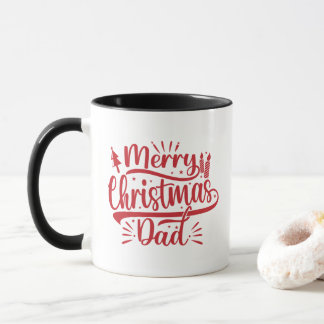 Mug Joyeux Noël papa photo de famille