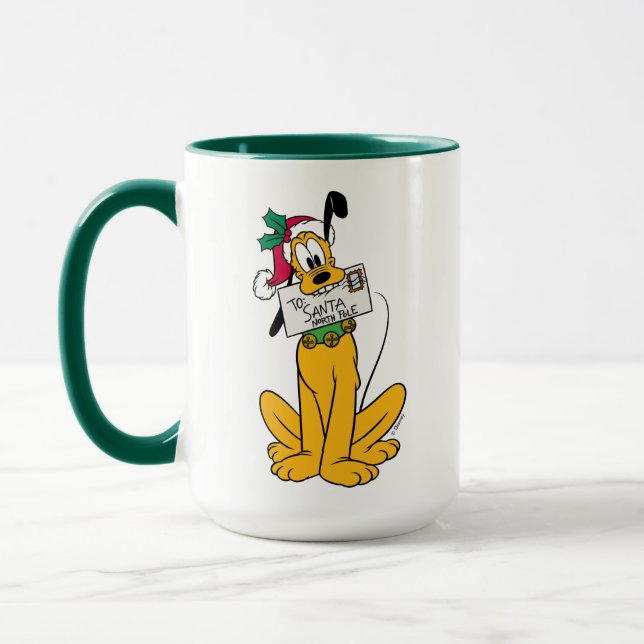Mug Joyeux Noël| Pluto Santa Claus (Gauche)