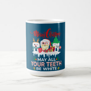 Mug Joyeux Noël Que toutes vos dents soient blanches