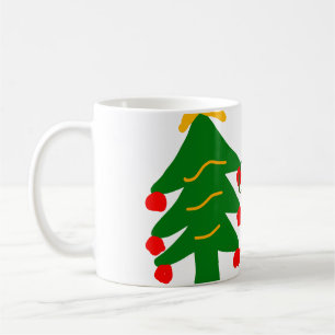 Mug Joyeux Noël rouge vert Noël ajouter le nom