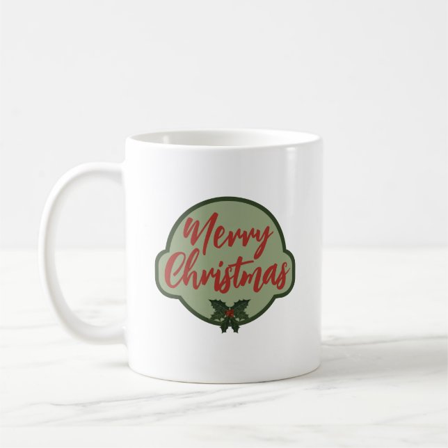 Mug joyeux Noël saint (Gauche)