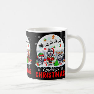 Mug Joyeux Noël Trois Père Noël Elf Reindeer Irish Set