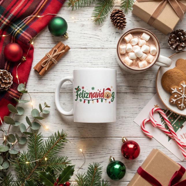 Mug Joyeux Noëldog  (Créateur téléchargé)
