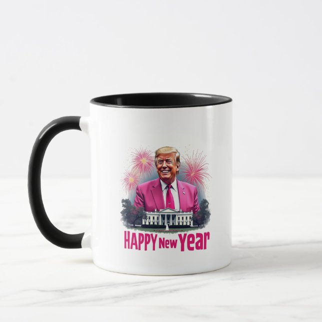 Mug Joyeux Nouvel An Trump Jour d'Inauguration 2025 (Gauche)